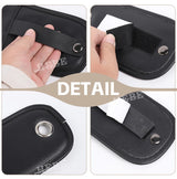 Universal Leather Seat Belt Support for Car Interior