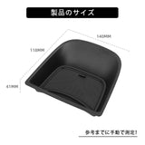 Toyota Aqua 2021-2025 Center Console Tray ABS Car Central Tray Organizer Accessories Tidying Black LED Ambient Light | Car In