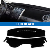Dashboard Sunshade Protective Mat for Mazda CX-7 2006–2012 Dashboard Mat CATUSIKI BLACK LHD