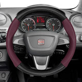 Matte Carbon Fiber Cover for Seat Ibiza Arona Leon