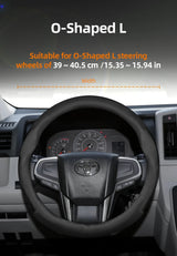 Breathable Leather Steering Wheel Cover for Toyota