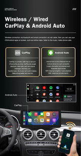 12.3 Inch Wireless CarPlay Screen for Mercedes-Benz C Class 2015