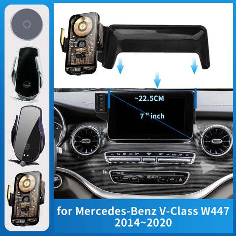 Wireless Charging Phone Holder for Mercedes-Benz V-Class 2014-2020 Car Phone Holder OEM