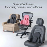 Lumbar Support Pillow for Office Chair Office Home Memory Foam Back Support Pillow for Car, Chair Cushions,Back Pain Relief C