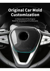 For BMW G-Chassis Carbon Fiber Car Steering Wheel Airbag Trim Protection Cover