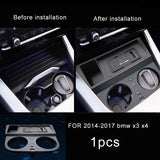 15W Fast Wireless Charging Pad for BMW X3 F25 X4 F26 2014-2017 Car Interior Accessory LINGLUYANG 1 set