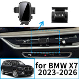 Wireless Charging Phone Mount for BMW X7 2023–2026 Car Phone Holder CATUSIKI