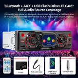 1Din Bluetooth MP3 Car Stereo Player Universal Fit Car Interior Accessory AKAMATE