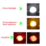 1set Led Signal Light For Land Rover Defender 90/110 - Red Rear Tail Light White Front Position Light Amber Side Lamp For Car