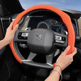 Suede Snap-On Steering Wheel Cover for DS 3 4 7 Crossback Car Interior Accessory Hocasen