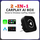 Wireless CarPlay and Android Auto Adapter for Wired Systems