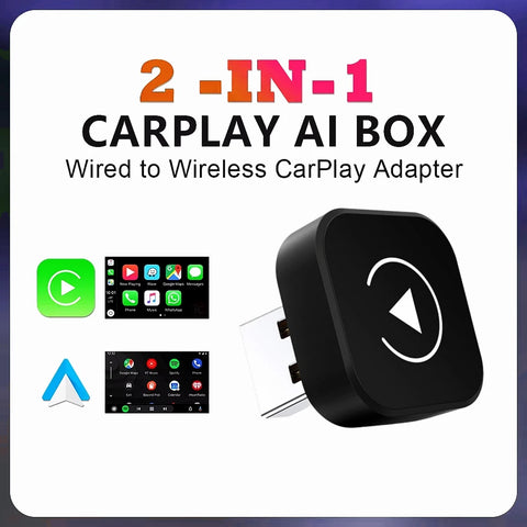 Wireless CarPlay and Android Auto Adapter for Universal Cars CarPlay Adapter LEXXSON