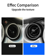 AC Outlet Panel Trim Decor for Mini Cooper R50 R53 Car Interior Accessory GMUNI