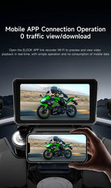 6-Inch IPX8 Waterproof Wireless CarPlay Motorcycle GPS Navigator