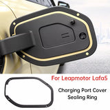 For Leapmotor B10 Lafa5 Car Charging Port Cover Sealing Ring Rubber Strip Dustproof Rainproof Modification Accessories