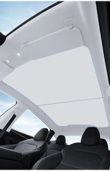 For Tesla New Model Y Launch 2025 Juniper Sunshade Roof Never Sag Nano Ice-Crystal Coatings Heat Insulation Glass Sun Shade
