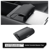 2025 2026 Tesla Model Y Launch Juniper/ Model 3 2025 Car Glasses Tray Center Console Armrest Storage Box Organizer