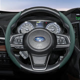 Breathable Faux Leather Steering Wheel Cover for Subaru