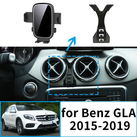 Wireless Charging Phone Mount for Mercedes GLA X156 CLA 2015 Car Phone Holder CATUSIKI