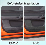 For XPeng G6 Door Anti Kick Pad Suede Scratch-resistant Protective Sticker Front Rear Door Anti Kick Interior Accessories Int