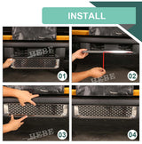 Front Bar Grille Trim Cover for Ford Bronco 2024 Car Interior Accessory HEBE