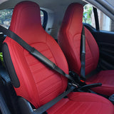 Adjustable Seat Belt Cover Carbon Fiber for Smart Fortwo Car Interior Accessory GMUNI