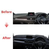 Premium Leather Dashboard Cover for Mazda CX-5 2017–2021 Dashboard Mat CATUSIKI