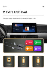12.3 Inch Android 13 Multimedia Screen for BMW X1 2016–2018