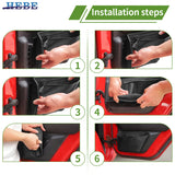 Front Door Storage Bag for Jeep Wrangler JK 4-Door Car Interior Accessory HEBE