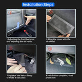 2 Pcs for Tesla Model Y 2024 New Launch 2025 Air Vents Cover Under Seat Outlet Protector Anti-blocking Accessories
