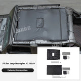 Roof Sunshade Mat for Jeep Wrangler JL 2018-2025 Car Interior Accessory HEBE