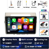 2K QLED Android 15 Head Unit for Toyota Corolla Verso 2004–2009