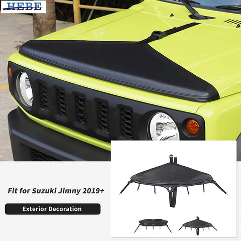 Leather Hood Cover Protection for Suzuki Jimny 2019-2025 Car Interior Accessory HEBE
