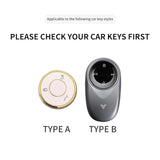 Car Remote Key Case Cover For NETA S L X Nezh V NETA AYA For NETA GT Car Key Bag Cover PU Protector Keychain Holder Accessori