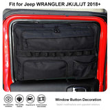 Rear Window Storage Bag for Jeep Wrangler JK JL 4-Dr