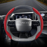 Suede Steering Wheel Cover for Lancia Ypsilon Delta
