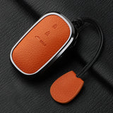 Aluminum Alloy Goatskin Car Key Case Cover for Honda Civic 11th 2022