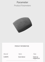 For KIA KX5 Car Gear Shift Lever Boot Cover Protection Decorative Trim Sticker Interior Tuning Accessories Made of Alcantara