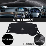 Premium Plush Dashboard Mat for Nissan Elgrand E52