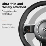 Mini Ultra-Thin Breathable Leather Wheel Cover Car Interior Accessory Hocasen