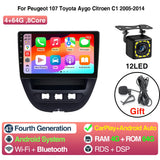 9-inch Android 13 Head Unit for Peugeot 107 Aygo C1