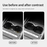 Chery OMODA 5 C5 E5 EV Model 2024 2025 Cup Holder Shock-Absorbing Storage Tray TPE Central Armrest Cup Box Tidying Car Interi