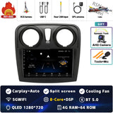 2K QLED Android Head Unit for Renault Sandero Logan 2 2014–2019