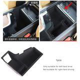 Armrest Storage Organizer for Volvo XC90 S90 V90 Car Interior Accessory LINGLUYANG flocking CD