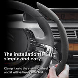 Anti-Slip Suede Buckle Cover for Citroen Vehicles Car Interior Accessory Hocasen