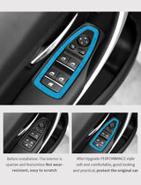 For BMW F30 F34 Door Window Switch Lifter Control Panel Frame Trim Sticker Car Interior Tuning Accessory OEM