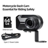 Dashcam 2K HD Waterproof for Universal Motorcycles