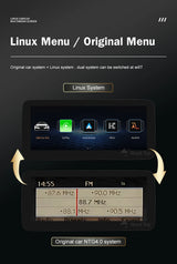 10.25-Inch Wireless CarPlay Android Auto Display for Benz GLK