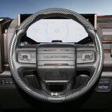 GMC Carbon Fiber Segmented Wheel Cover Silver