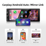 6.86-inch Wireless CarPlay Android Auto 1-Din Stereo Head Unit Android Head Unit ANYFAR